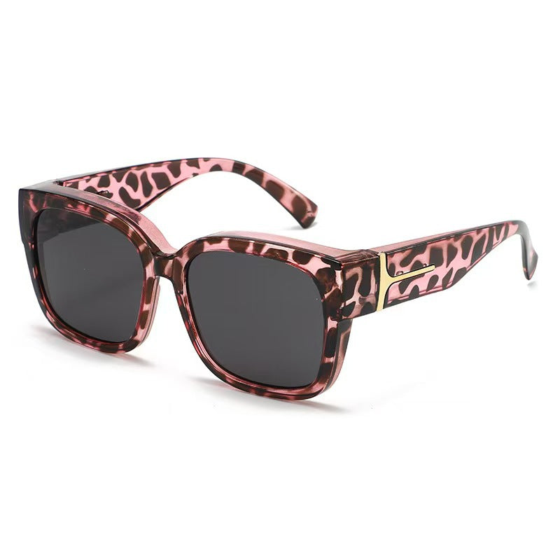 👓 Wear Over Myopia Glasses Polarized Sun Shades Unisex Eyewear-LT