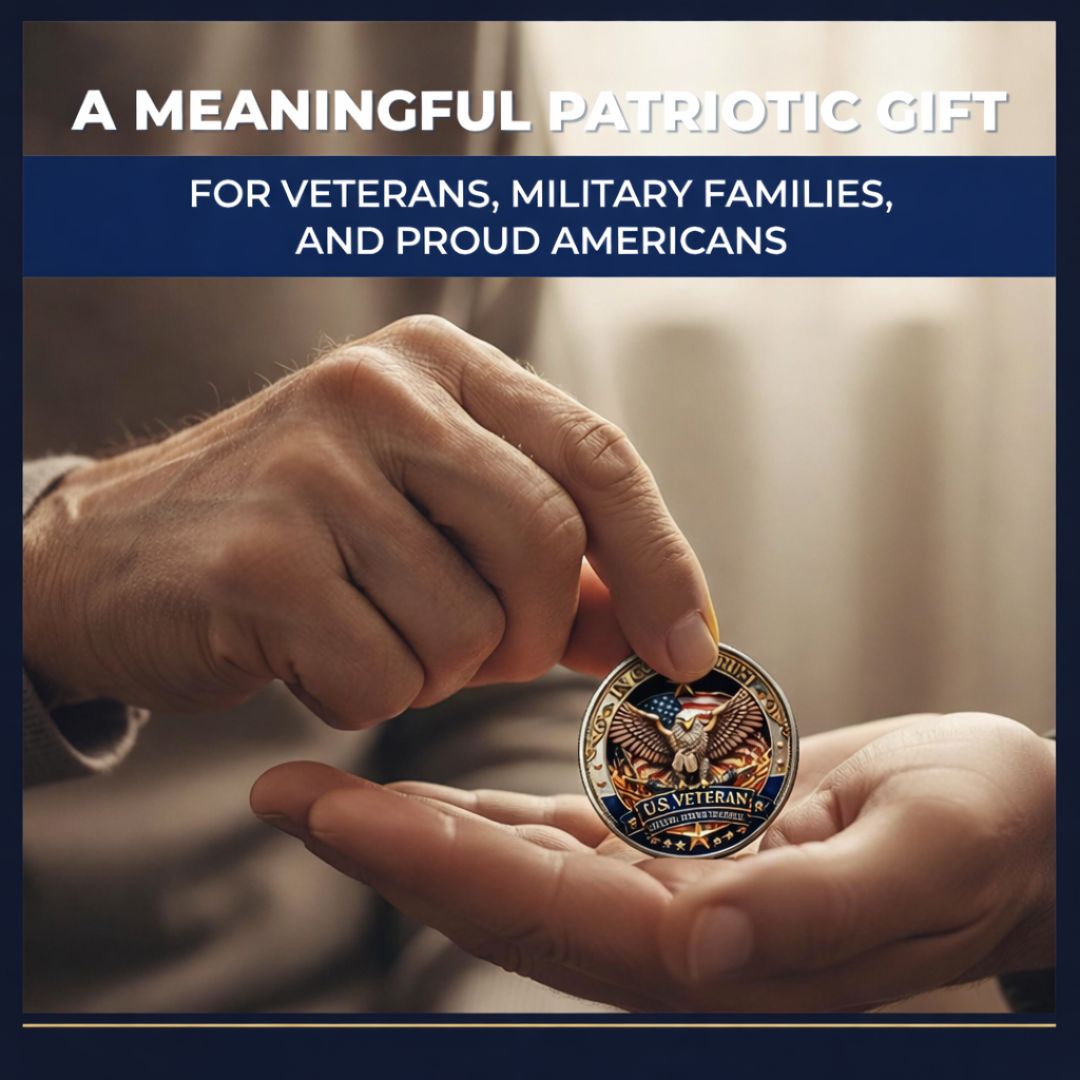 🔥Last Day 60% OFF 🔥 Honor America’s Heroes – 250 Years of Freedom Veteran Tribute Coin-ZBD
