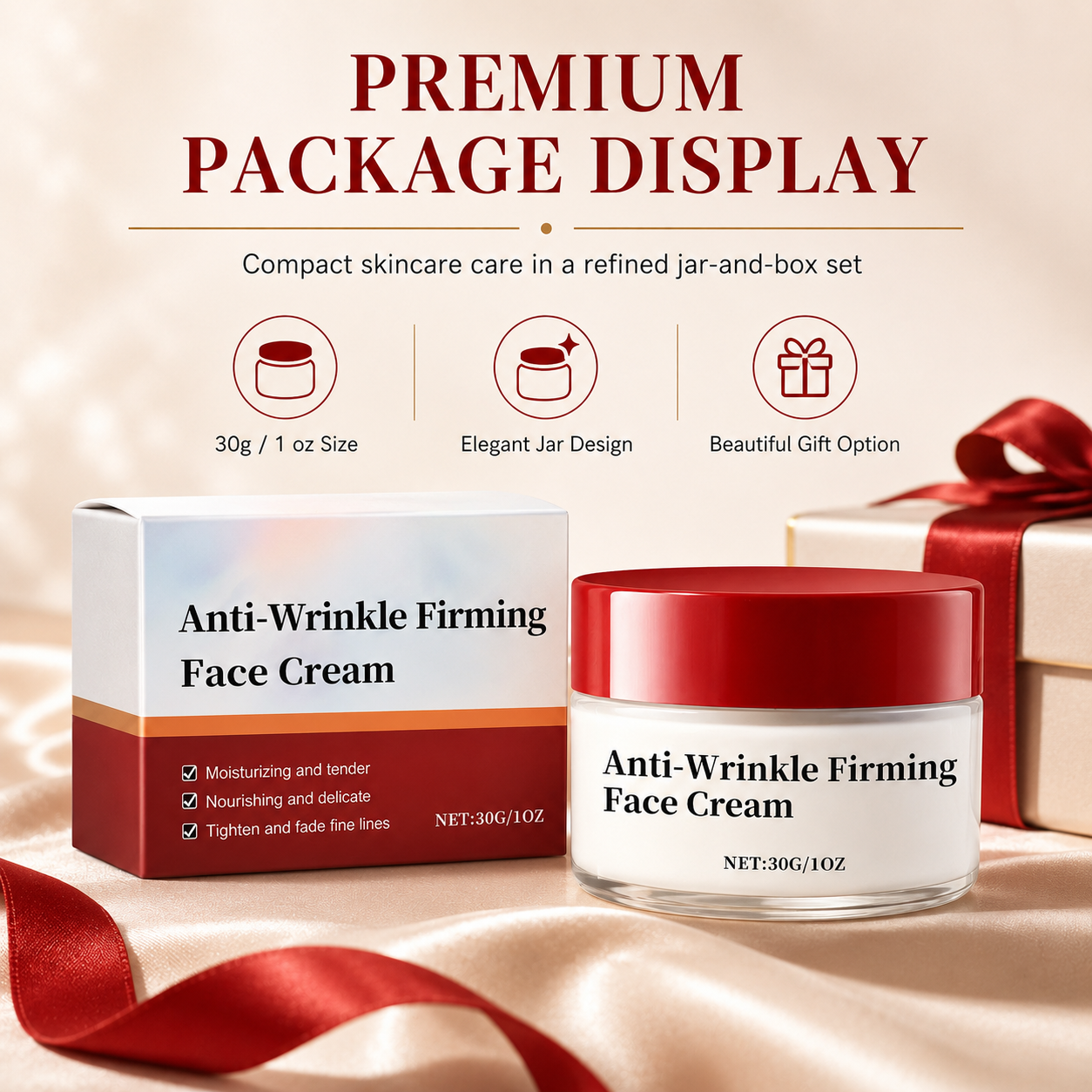 ๐ Anti-Wrinkle Firming Face Cream | Hydrating & Nourishing Moisturizer | Helps Improve Skin Elasticity & Smooth Fine Lines-KPL