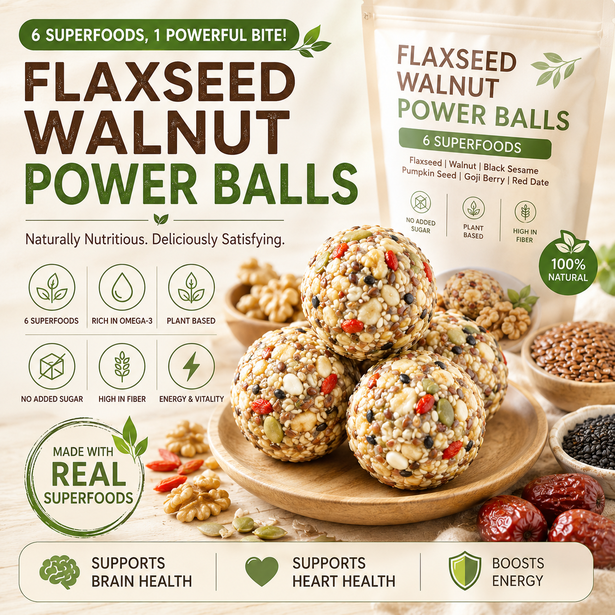 🌰6 Nutrient-Rich Ingredients– Natural Ingredients, Big Nutrition, No Guilt-YOY
