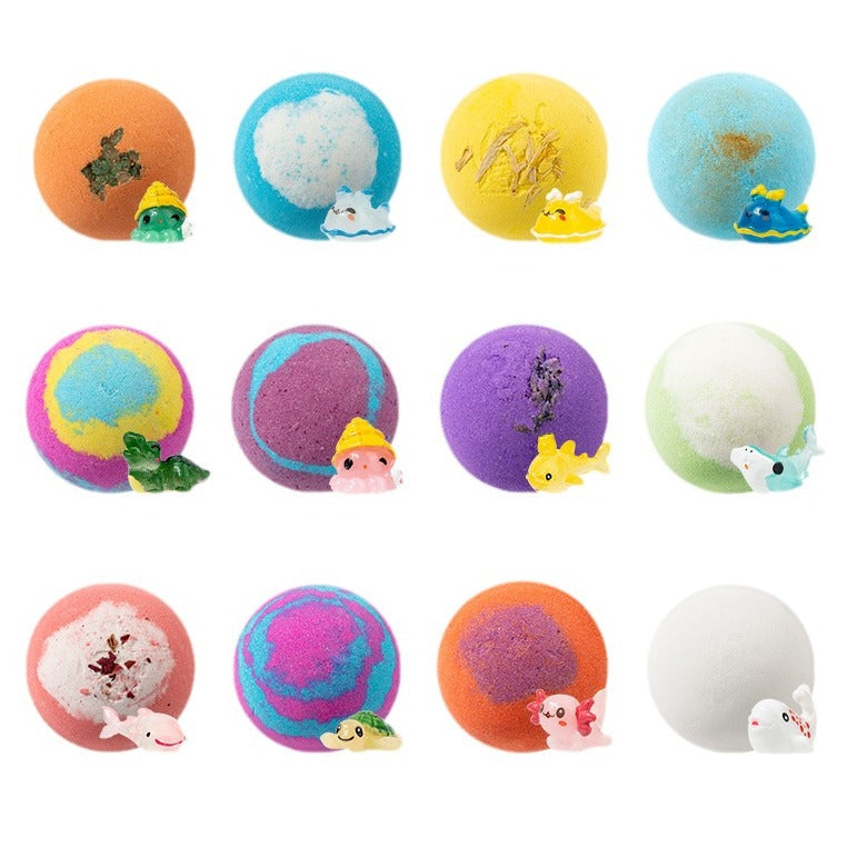 12-Piece Ocean Surprise Toy Bath Bomb Set-JY