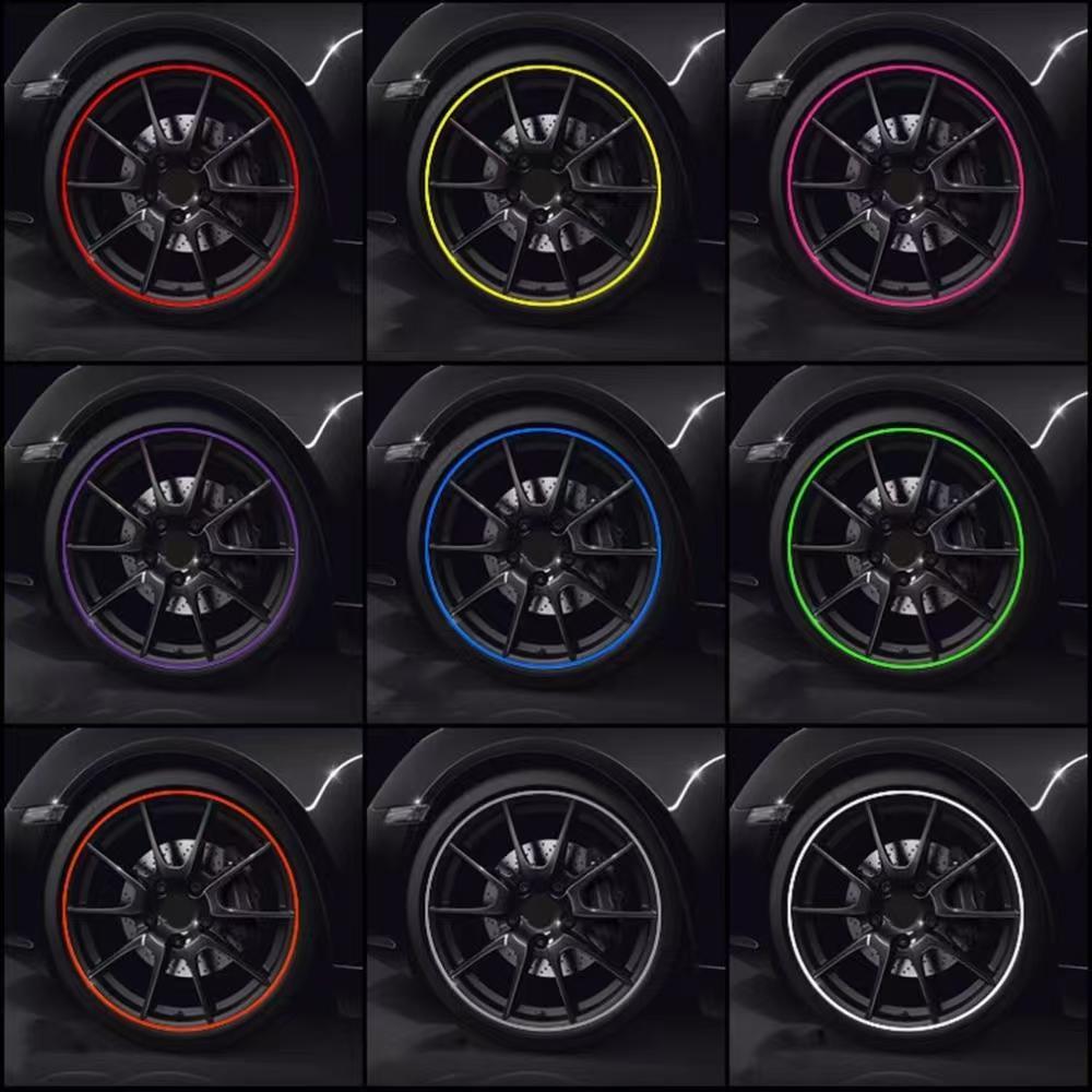โ Stop Curb Rash! 8m Universal Car Wheel Rim Protector Strip ๐| DIY Anti-Scratch Rubber Tire Guard Line-QZZ