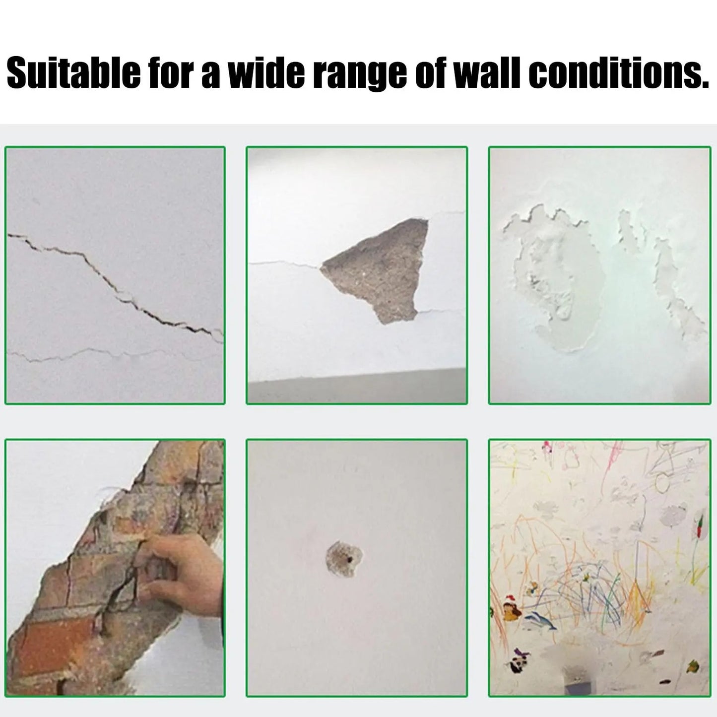 Magic Drywall Repair Paste Kit | Quick-Dry Spackle & Hole Filler ๐ ๏ธโจ LGZ