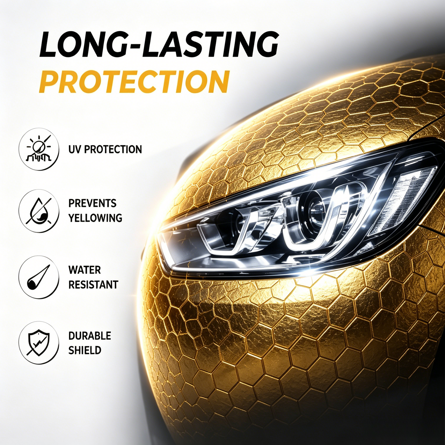 ✨Headlight Cleaner Polish Kit - Restore Yellowing & Cloudy Headlights in Minutes-LT