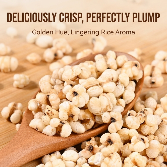"Premium Roasted Coix Seeds — Crunchy, Healthy, & Perfect for Snacking! 🌾 Limited Time Offer!"-VIM