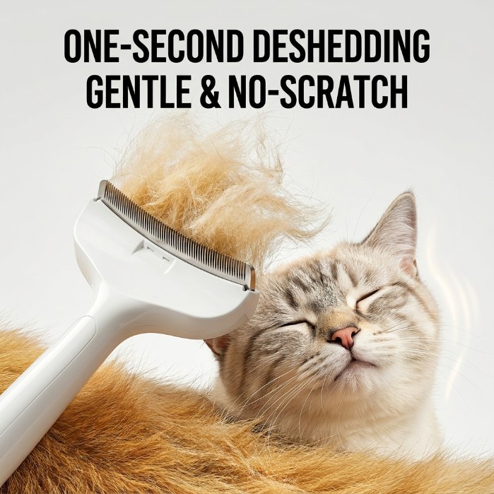 ☀️🐶 Keep Your Pets Cool & Fluff-Free This Summer! Ultimate 3-Second Shedding Fix! 🐱✨-QZZ