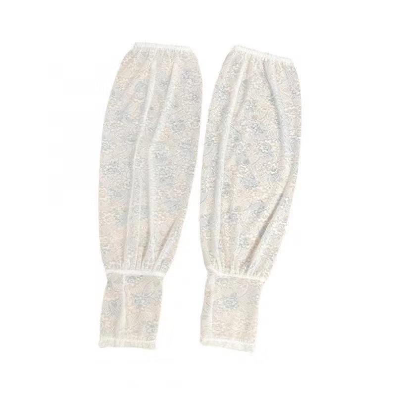 🧊New lace ice sleeve, gentle summer fairy style, suitable for driving, outdoor sun protection, loose cycling, breathable arm protector sleeve-CJP