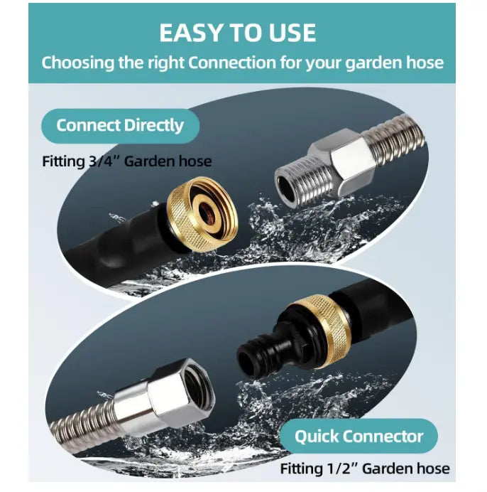 High-Pressure Power Washer Wand for Garden Hoses | Adjustable Spray Nozzles for Car, Patio & Garden 🚗💦 -LGZ