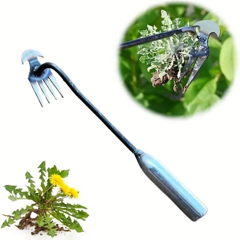 ✅ Upgraded Durable Weed Remover Tool 🌱 Uproot Weeds Completely Forever | Multi-Functional Shovel Rake for Vegetable Gardening-AUX