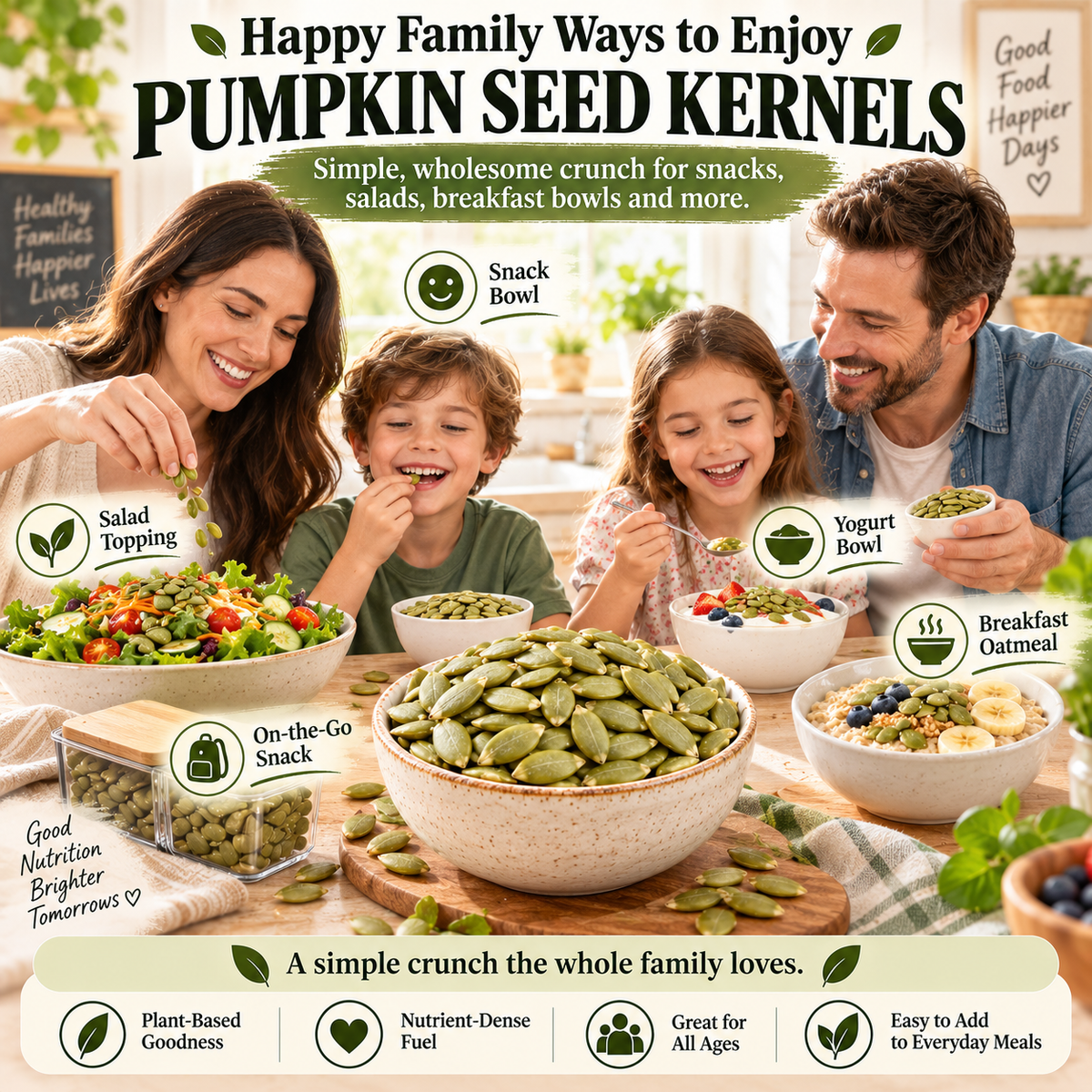 Premium Pumpkin Seed Kernels — Pure Plant Nutrition for Everyday Wellness-HJY
