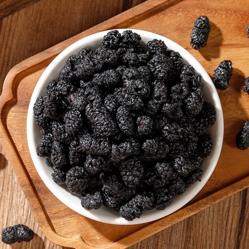 Joyful Harvest Premium Dried Black Mulberries - Extra Large First-Batch Whole Berries, Nutrient-Dense Superfood-XXS