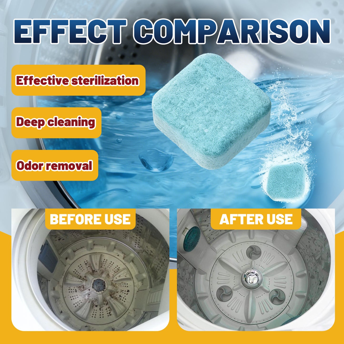 ๐งบ Washing Machine Cleaner Tablets | 12 Pack-WBJ