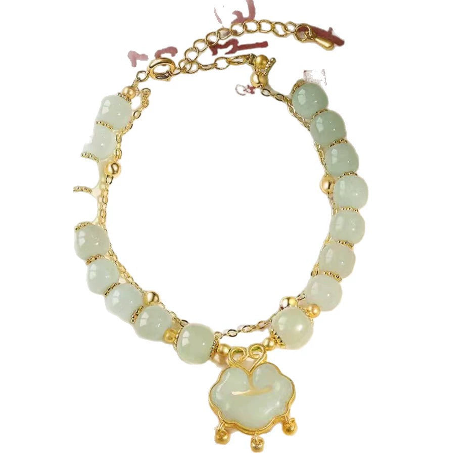 š Jade Safety Lock Bracelet: Your Daily Reminder of Good Luck & Peace āØ-YOY