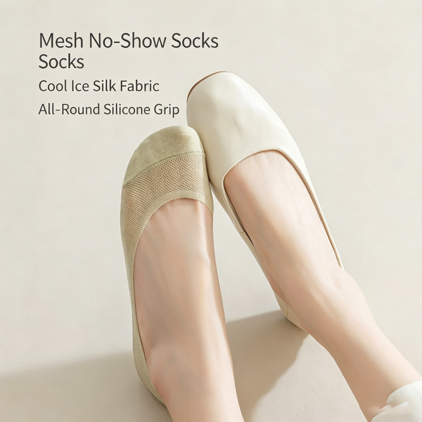 Non-Slip No-Show Socks for Women | 6x Stretch Invisible Socks for Flats & Loafers-QZZ