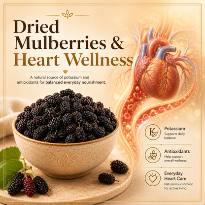 Organic-Style Dried Mulberries – Nutrient-Rich Superfood for Daily Nourishment & Balanced Living🍇-QZZ