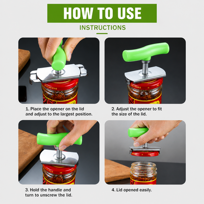 🥫 Effortless Jar Opener for Tight Lids-WBJ