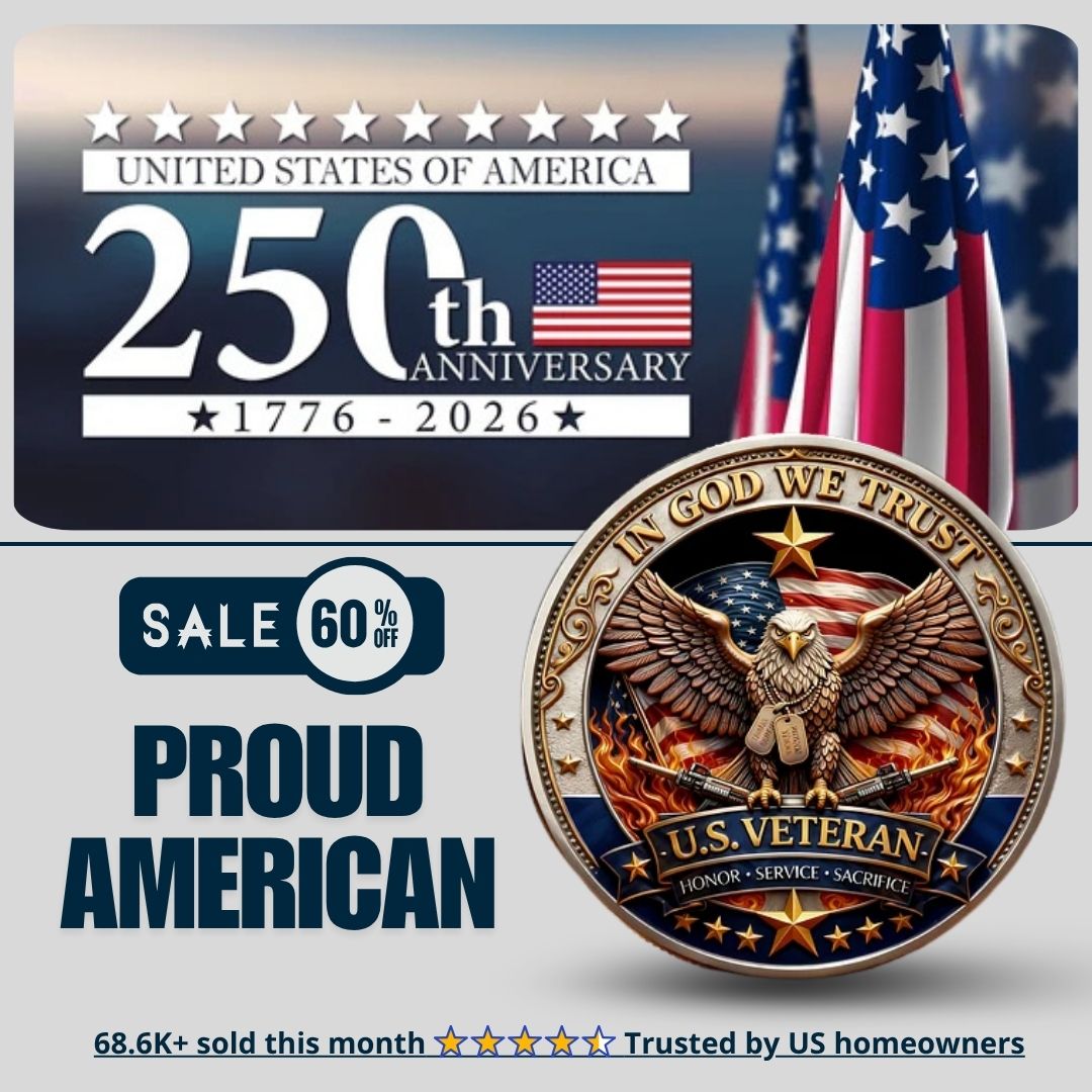 🔥Last Day 60% OFF 🔥 Honor America’s Heroes – 250 Years of Freedom Veteran Tribute Coin-ZBD