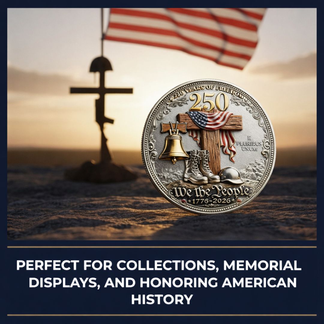 🔥Last Day 60% OFF 🔥 Honor America’s Heroes – 250 Years of Freedom Veteran Tribute Coin-ZBD
