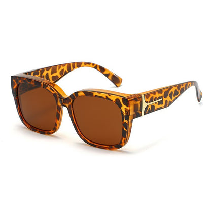 👓 Wear Over Myopia Glasses Polarized Sun Shades Unisex Eyewear-LT