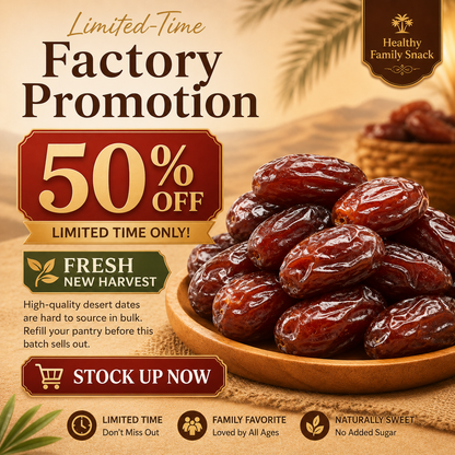 🏜️ Sugar-Free Creamy Black Desert Dates-WBJ