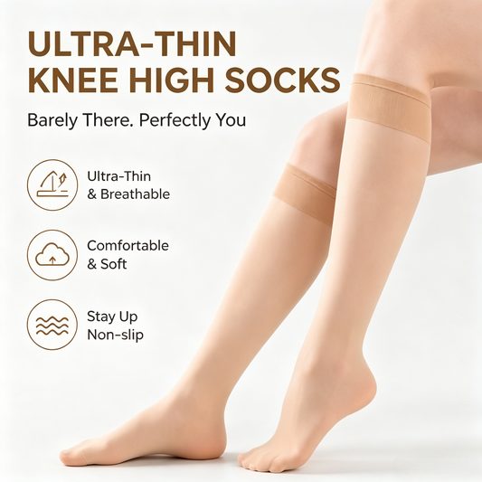 💃 No-Slip Compression Knee-Highs – All-Day Relief & Style-WBJ