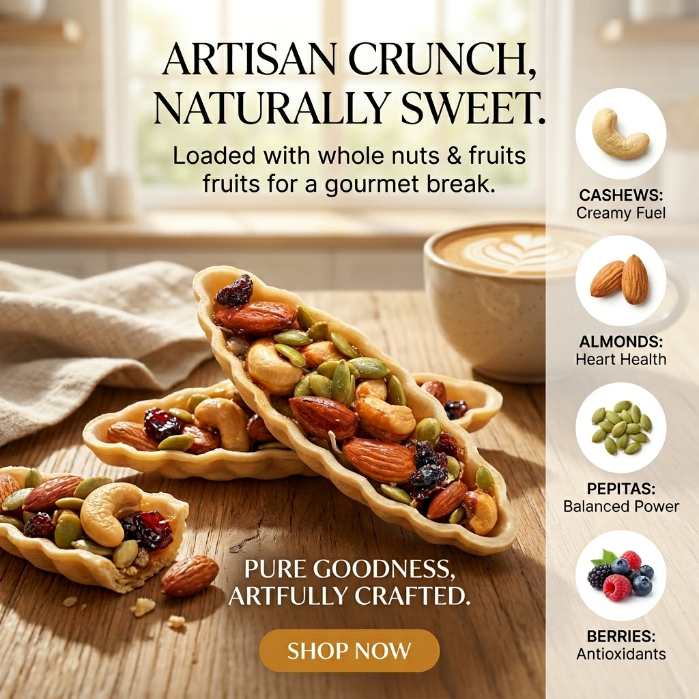 Healthy Nut Tart! Nourish body & Relieve discomfort, boost energy naturally-VIM