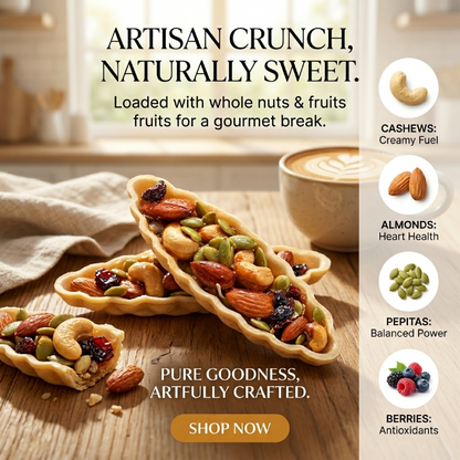 Healthy Nut Tart! Nourish body & Relieve discomfort, boost energy naturally-VIM