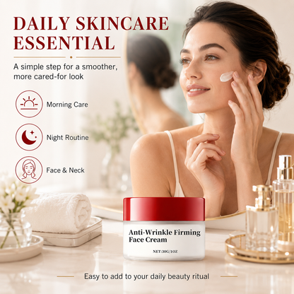 💖 Anti-Wrinkle Firming Face Cream | Hydrating & Nourishing Moisturizer | Helps Improve Skin Elasticity & Smooth Fine Lines-KPL