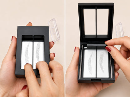 Instant Stretch-to-Fit 3D Micro-Blade Eyebrow Stamp – 24H Waterproof & Symmetrical Brow Shaping Kit LGZ
