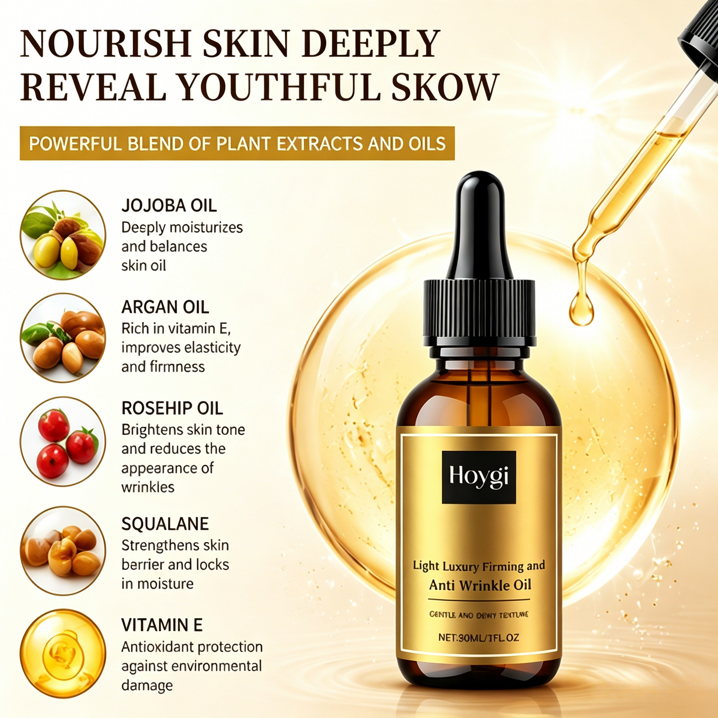 ✨Anti-Wrinkle Face Oil | Firming & Hydrating Serum for Fine Lines-LT