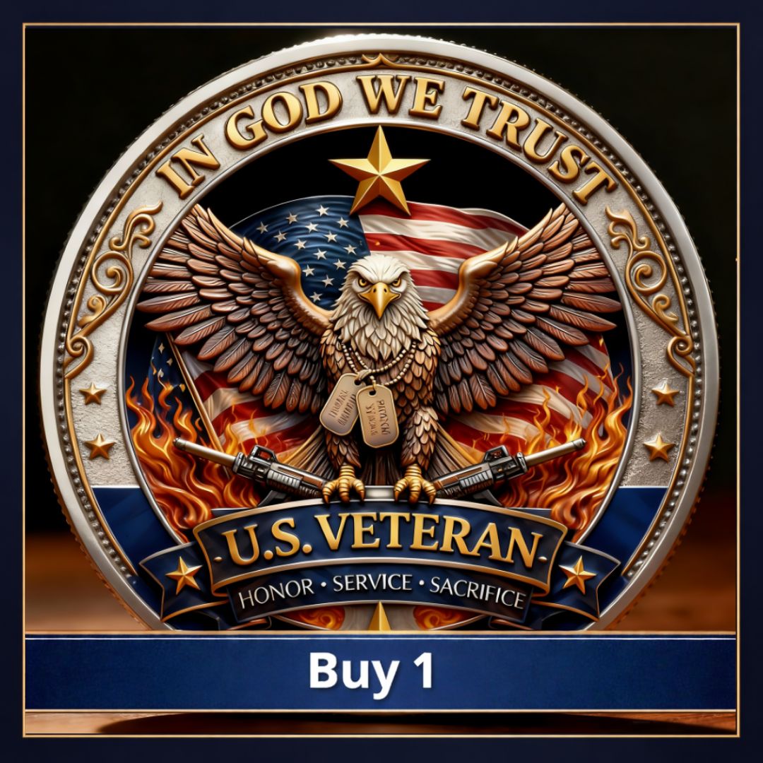 🔥Last Day 60% OFF 🔥 Honor America’s Heroes – 250 Years of Freedom Veteran Tribute Coin-ZBD