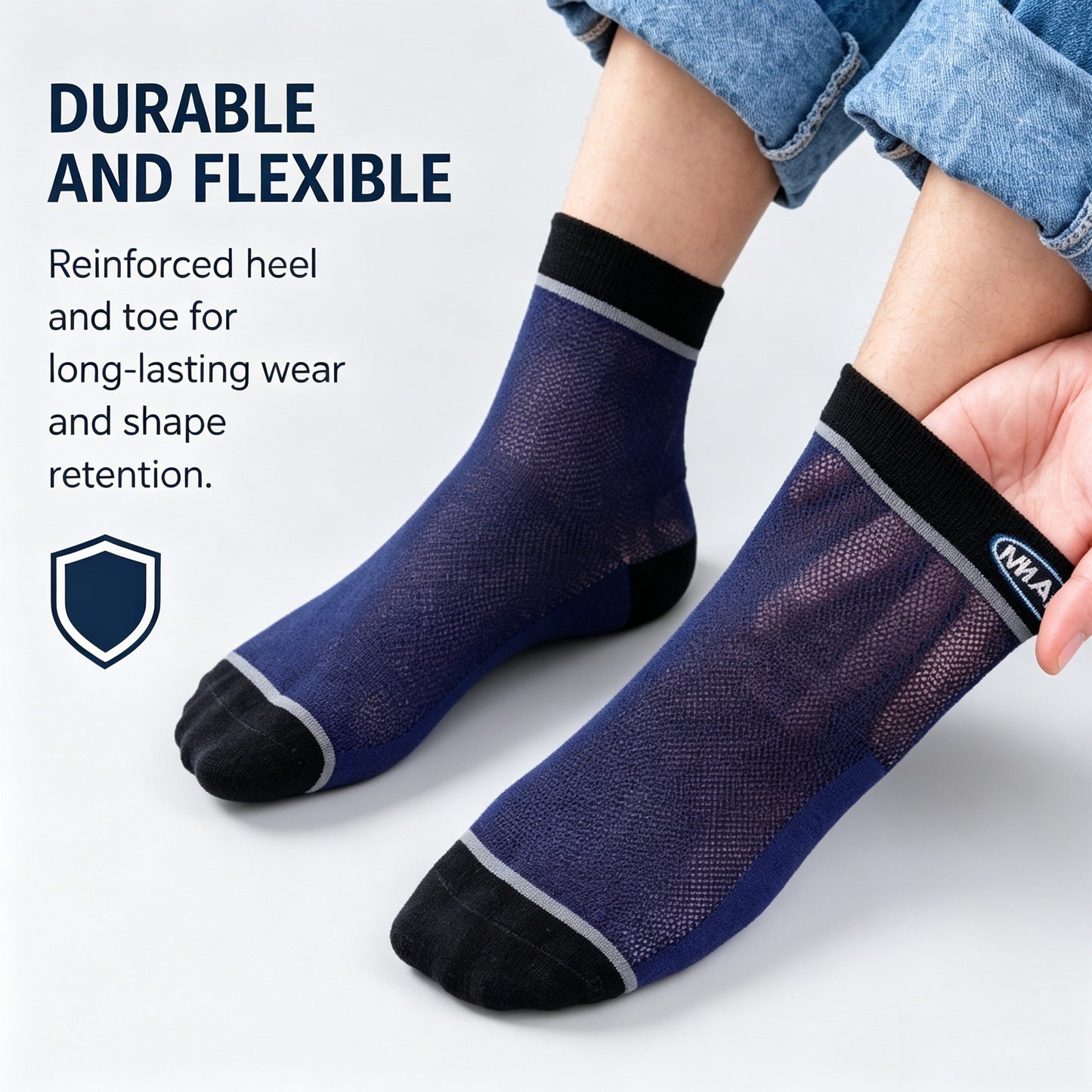 ✨ No More Stinky Feet - Breathable Mesh Socks That Keep Feet Fresh All Day-LT