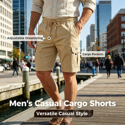 💥🩳2026 Hot Selling Item 🥳50% Limited Discount💞 Versatile Drawstring Cargo Shorts, Lightweight & Ideal for Daily Wear-XLB