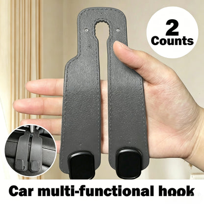 🚗Car Seat Back Storage Hook🪝 It has a bendable design to fit most car seats, suitable for both long-distance journeys and daily commutes✨-XLB