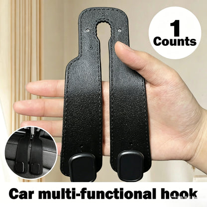 🚗Car Seat Back Storage Hook🪝 It has a bendable design to fit most car seats, suitable for both long-distance journeys and daily commutes✨-XLB