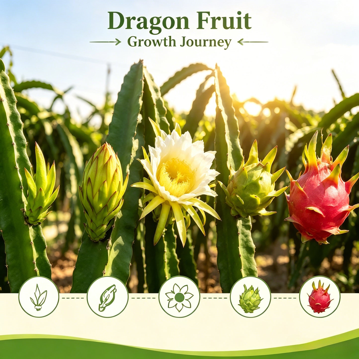 🌱 High-Quality Dragon Fruit Seeds | 1000 Pieces Non-GMO Hybrid Seeds, Ideal for Home Planting 🌿🌴-XLB