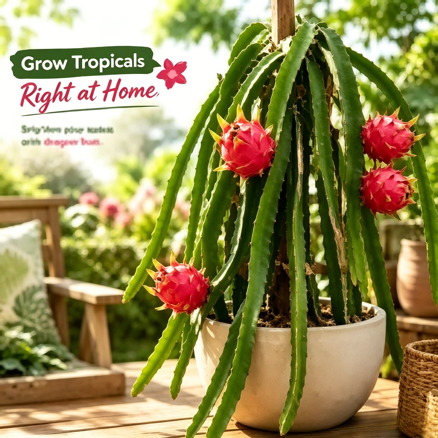 🌱 High-Quality Dragon Fruit Seeds | 1000 Pieces Non-GMO Hybrid Seeds, Ideal for Home Planting 🌿🌴-XLB