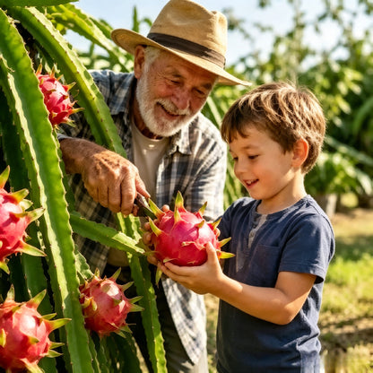 🌱 High-Quality Dragon Fruit Seeds | 1000 Pieces Non-GMO Hybrid Seeds, Ideal for Home Planting 🌿🌴-XLB