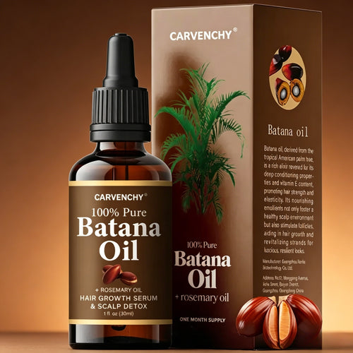 ✨ 100% Pure & Natural Batana Oil with Rosemary 🌿 Revitalizing Hair Growth Serum - Nourishes & Strengthens for Strong, Healthy Hair 👩‍🦰👨‍🦱 Unisex Formula | Perfect Father’s & Mother’s Day Gift 🎁-XLB