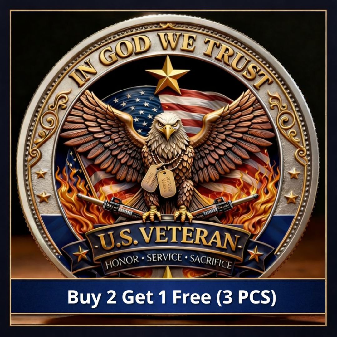 🔥Last Day 60% OFF 🔥 Honor America’s Heroes – 250 Years of Freedom Veteran Tribute Coin-ZBD