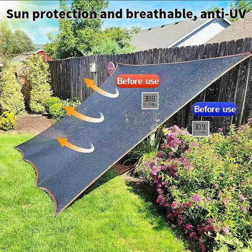 ☀️Premium Outdoor Sun Shade Net - Breathable & UV Protection Mesh Cover with Reinforced Edges for Patios, Pergolas, 🏡Vehicles, and Plant Nurseries-XXS