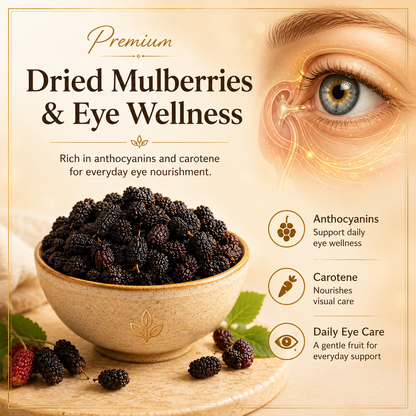 Organic-Style Dried Mulberries – Nutrient-Rich Superfood for Daily Nourishment & Balanced Living🍇-QZZ
