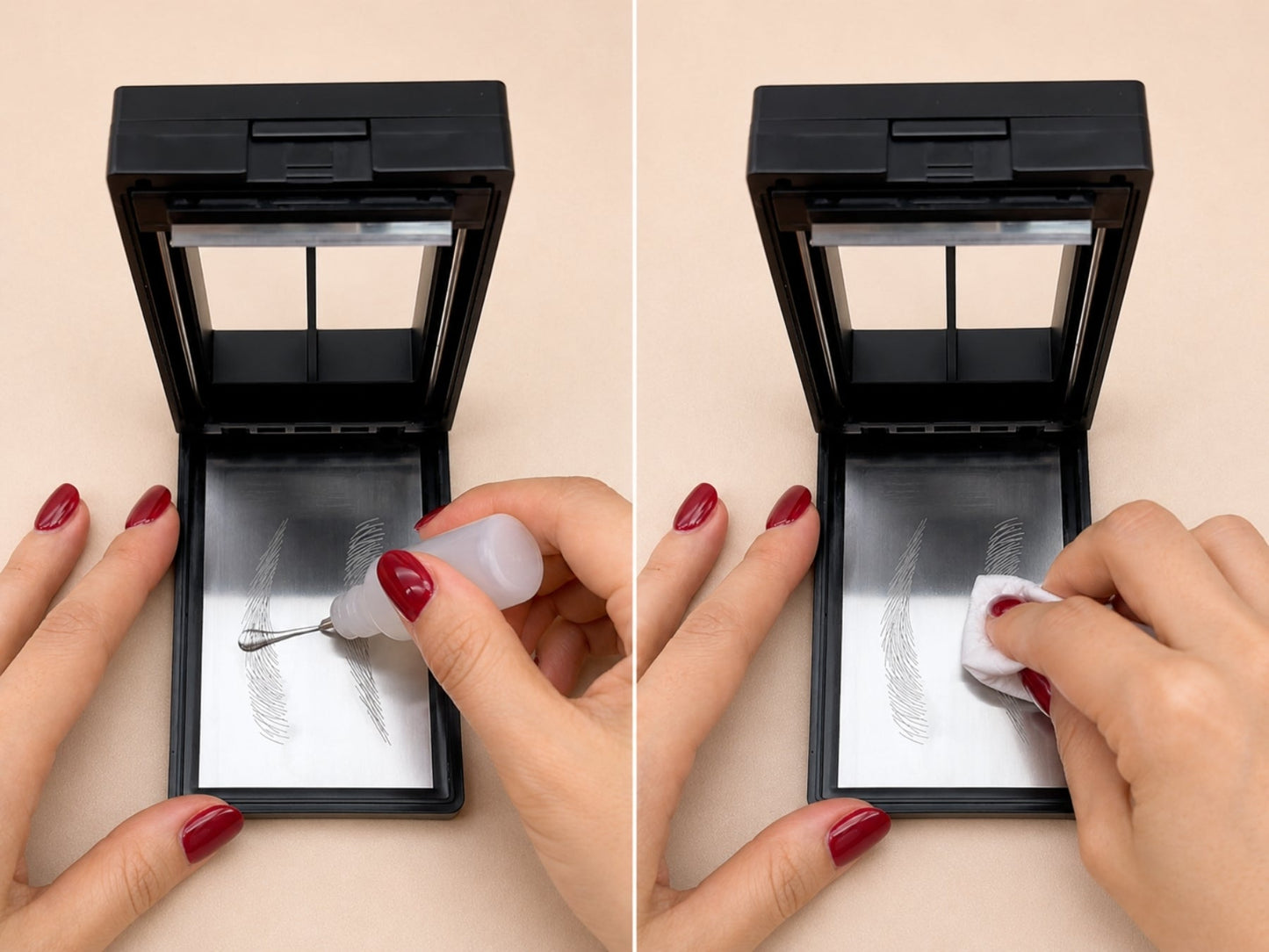 Instant Stretch-to-Fit 3D Micro-Blade Eyebrow Stamp – 24H Waterproof & Symmetrical Brow Shaping Kit LGZ