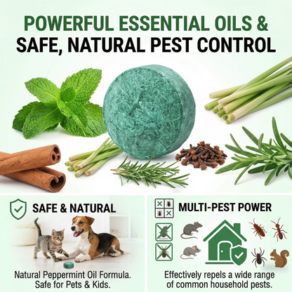 Premium Natural Peppermint Rodent Repellent | Upgraded 12-Pack Safe Pest Control 🌿🐭 LGZ