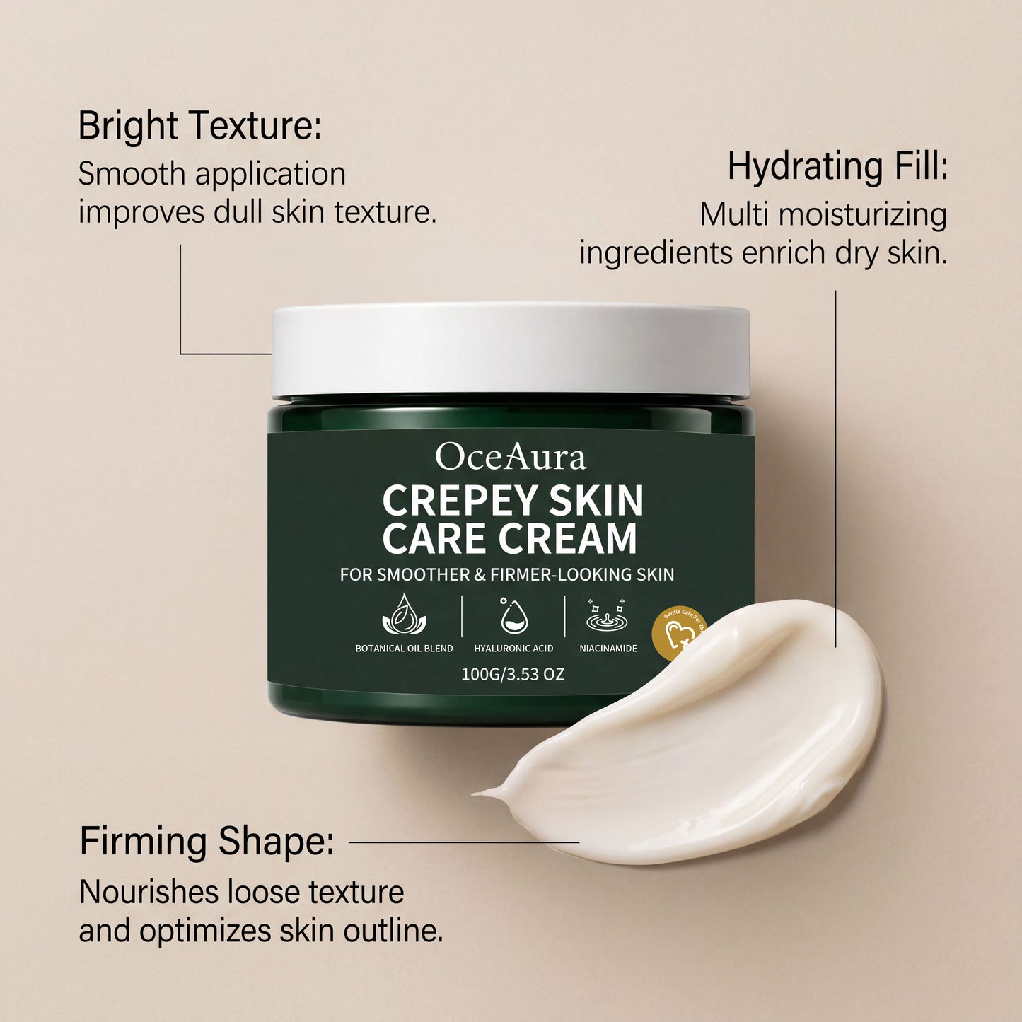 Anti-Wrinkle Dark Spot Corrector Cream, Firming Crepey Skin Repair Moisturizer-SUY