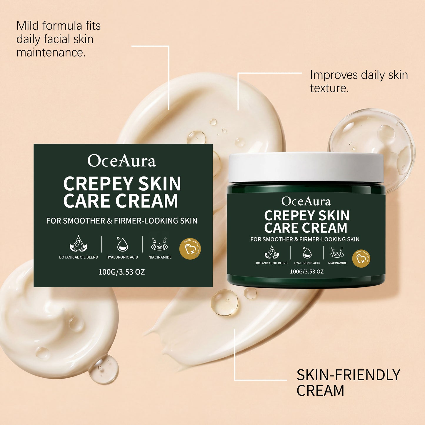 Anti-Wrinkle Dark Spot Corrector Cream, Firming Crepey Skin Repair Moisturizer-SUY