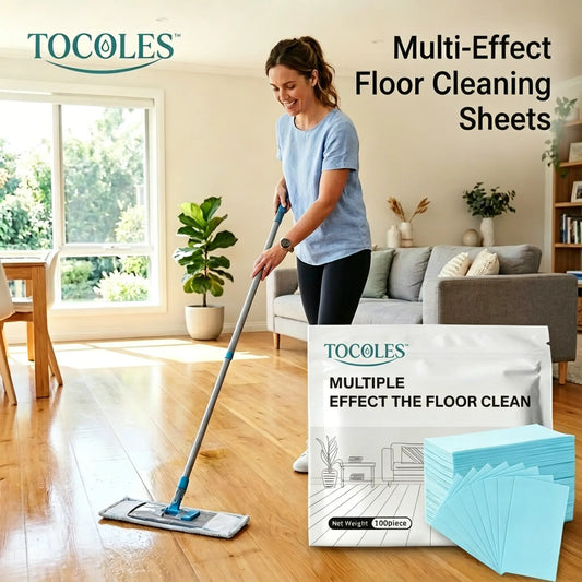 Premium Multi-Surface Floor Cleaning Tablets | 100-Pack Plant-Based Quick Dissolving Eco-Mop Tablets 🧼✨ LGZ