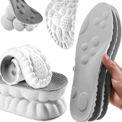 4D Shoe Cloud Insoles for Men Women, Soft Memory Foam Orthotic Shoe Inserts Sports Insoles.-KPL