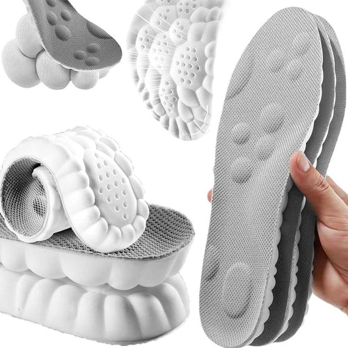 4D Shoe Cloud Insoles for Men Women, Soft Memory Foam Orthotic Shoe Inserts Sports Insoles.-KPL