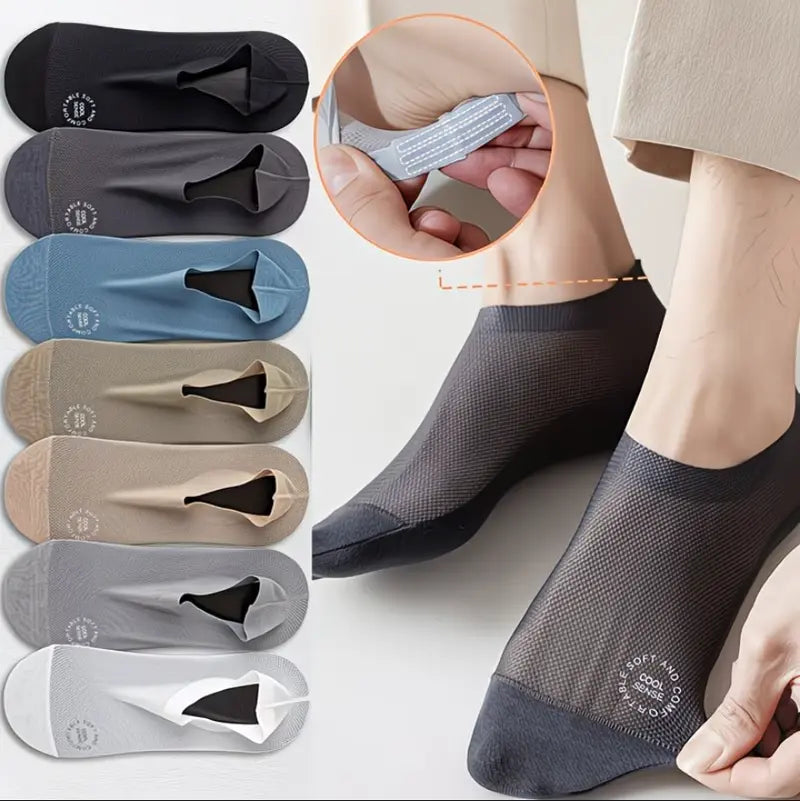 Stop wearing stuffy socks! 🛑 These micro-mesh cooling socks let your feet BREATHE all day. 🧊-DZT